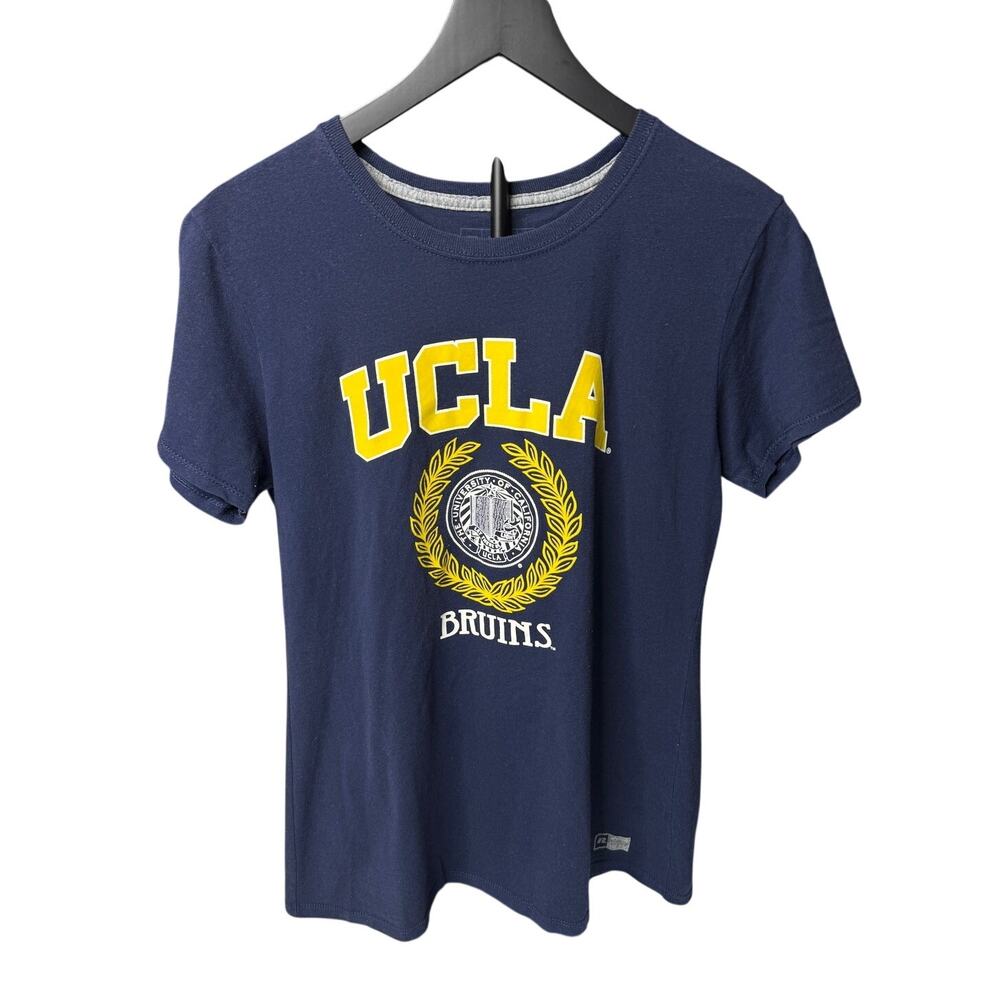 UCLA Bruins Russell Athletic Navy Yellow Collegiate Tee Size Large - Picture 7 of 11